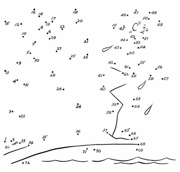 Обвести картинку по цифрам