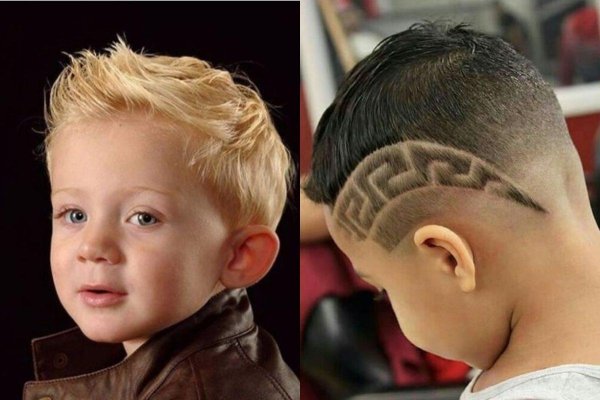 Детские стрижки с паутиной