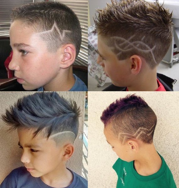 Креативные стрижки мужские детские