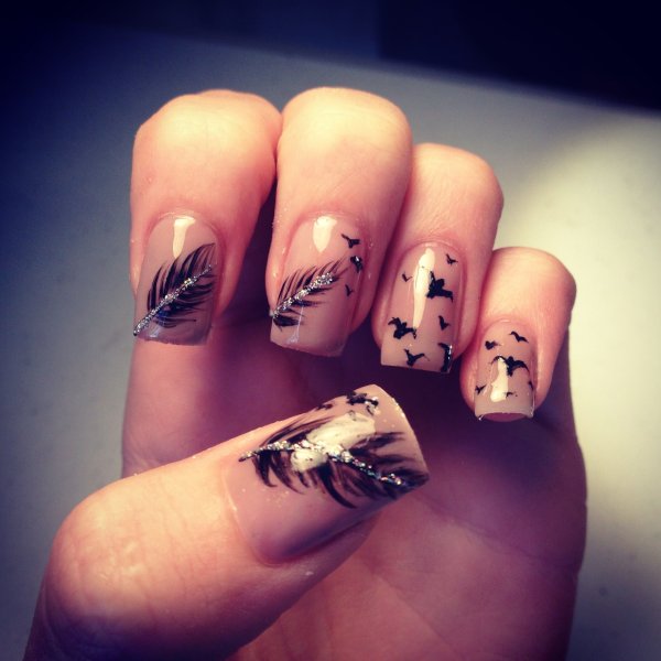 Красивые леопардовые ногти