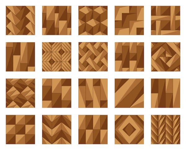 Паркет векторный рисунок