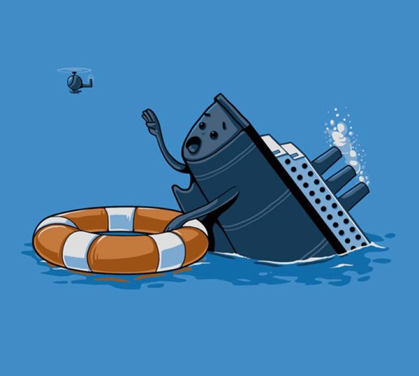 Тонущий корабль