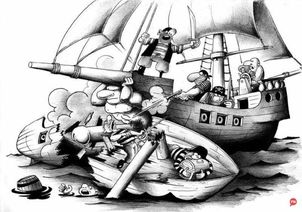 Карикатуры про флот