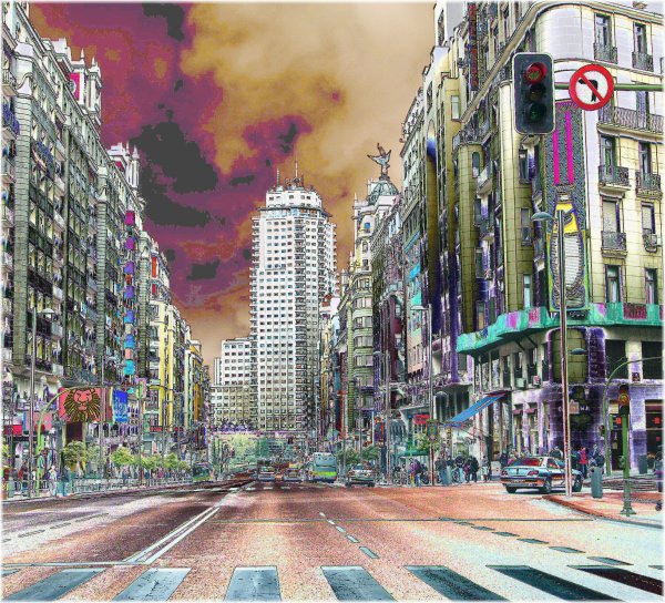 Нарисовать улицу