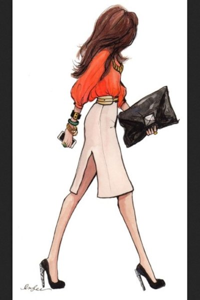 Фэшн иллюстрация