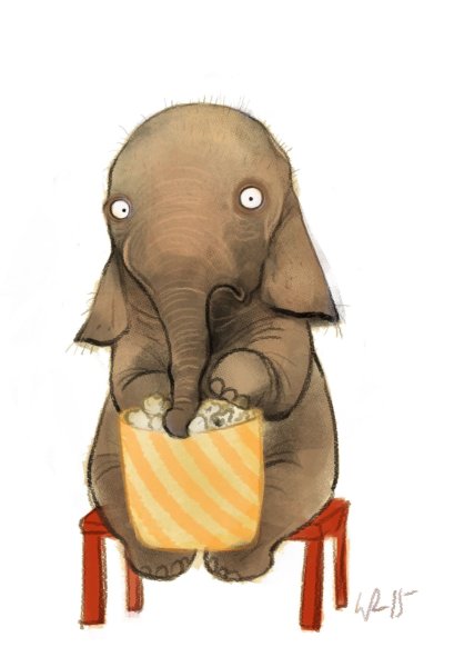 Прикольные картинки про слонов