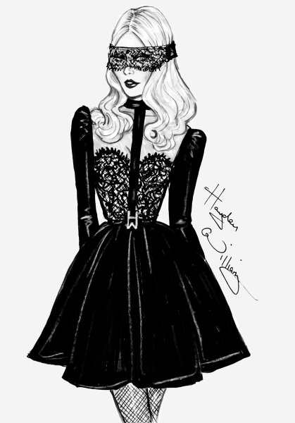 Хайден Уильямс рисунки Одри Хепберн