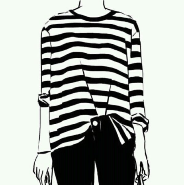 Одежда для срисовки черно белые