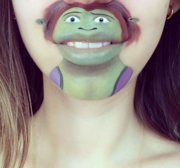 Аквагрим на губах