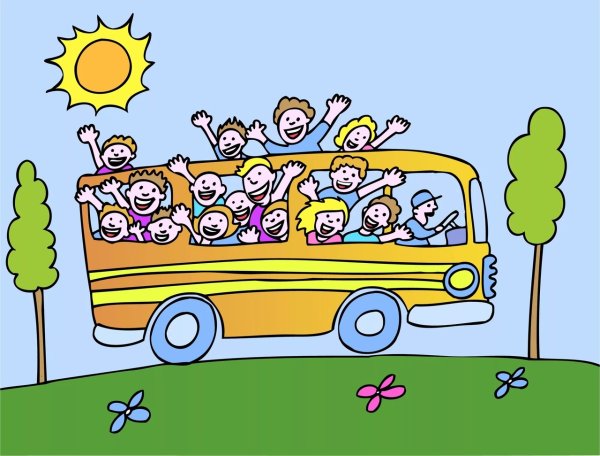 Веселый автобус для детей