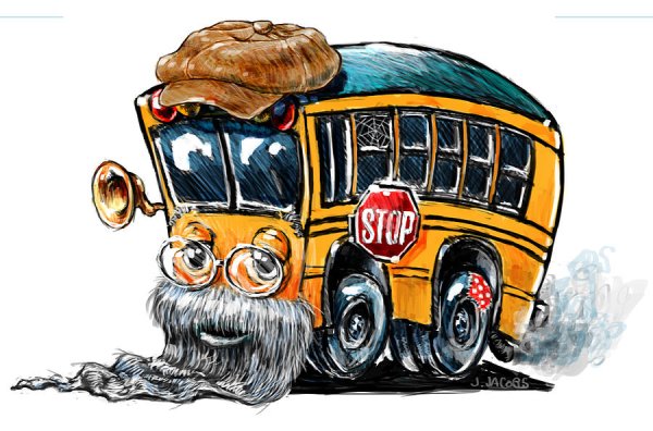 Микроавтобус карикатура