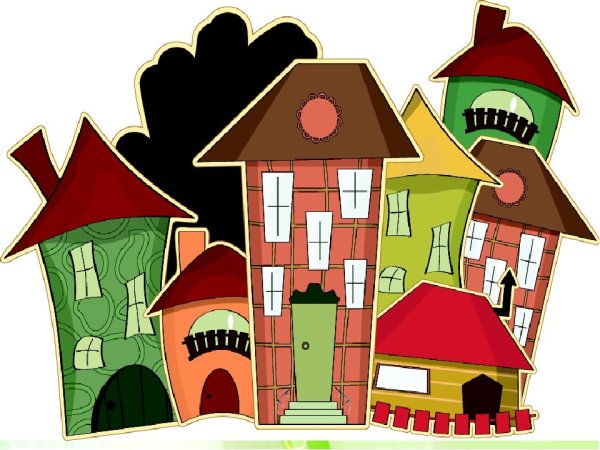 Многоэтажный сказочный домик