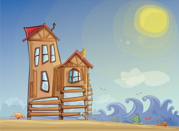 Домик из мультика