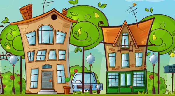 Веселый домик