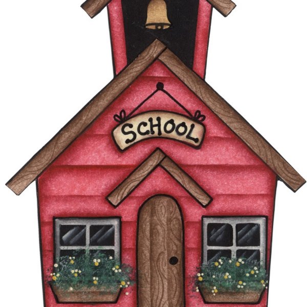 Домик мультяшный арт