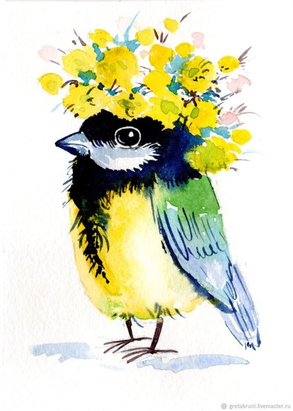 Синица стилизованная