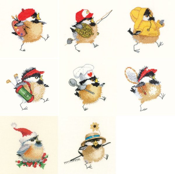 Вышивка крестом Херитаж птички