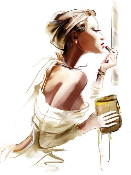 Иллюстрации в стиле фэшн