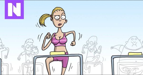 Карикатуры в тренажерном зале