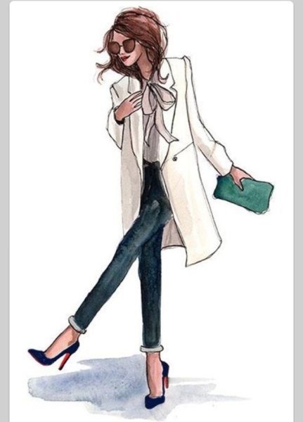 Рисунки модные современные