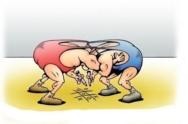 Спортсмен карикатура