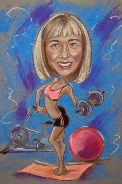 Веселые шаржи на женщин