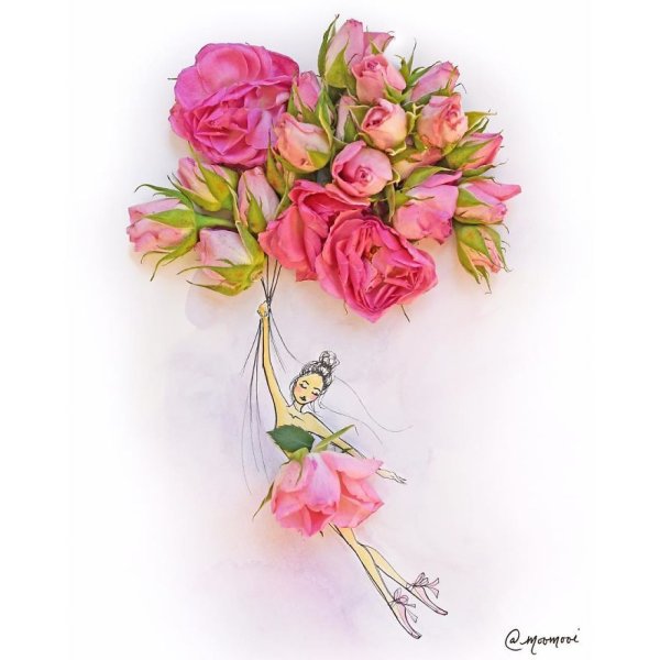 Девушка из цветов