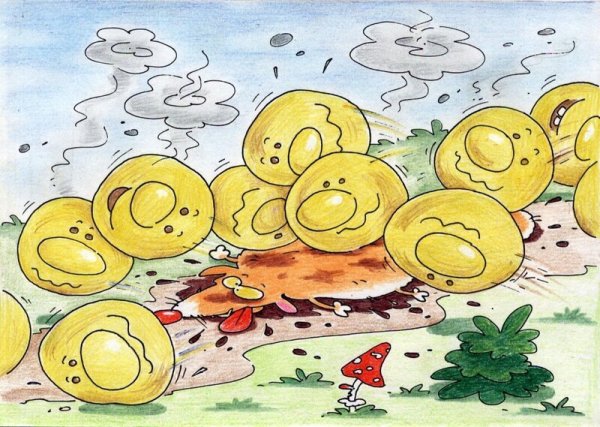 Лицо колобка