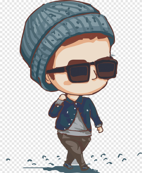 Мультяшный мальчик крутой