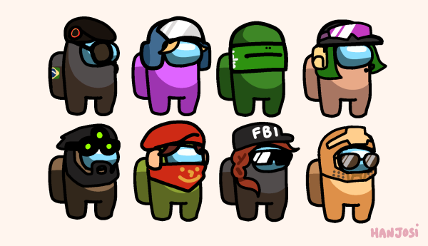 Амонг АС персонажи