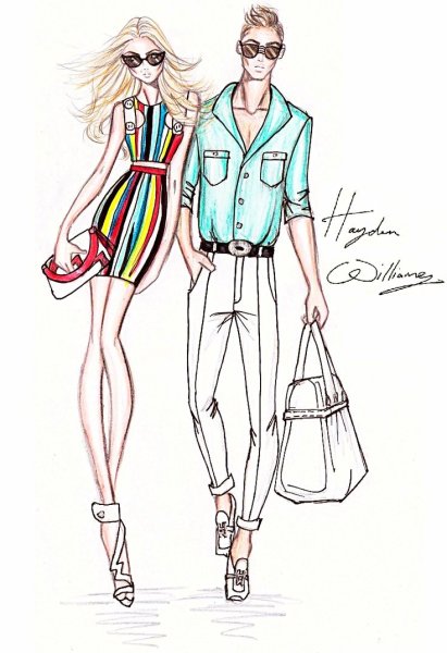 Одежда для рисования современная