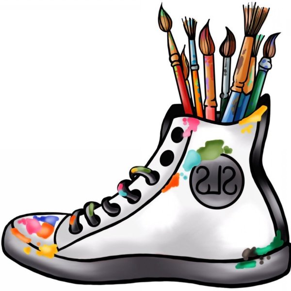 Рваный ботинок рисунок