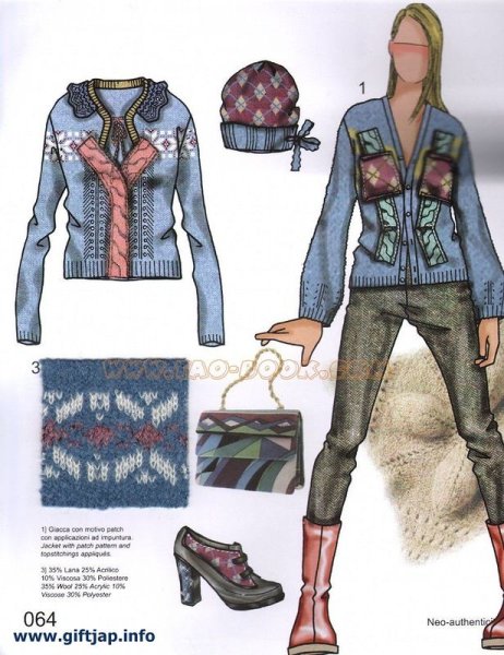 Одежда в стиле бохо нарисованное