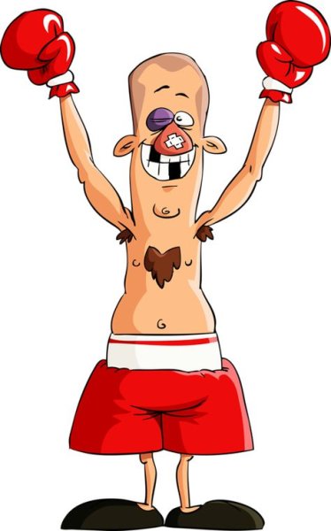 Боксер мультяшка