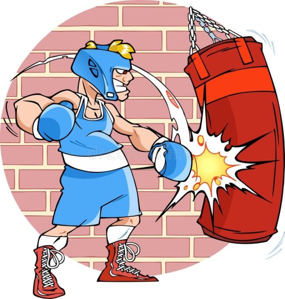 Мультяшки в боксерских перчатках