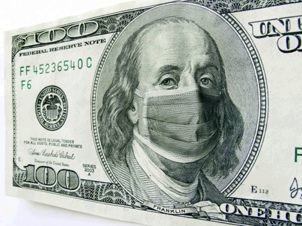 Доллар Франклин в маске