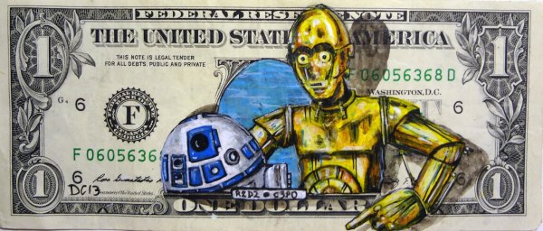 Разрисованные купюры