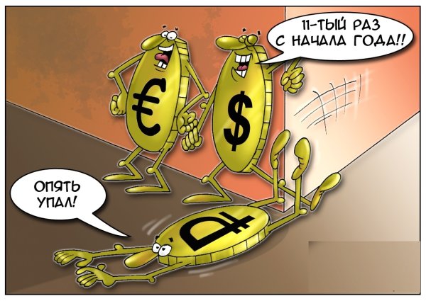 Рубль падает