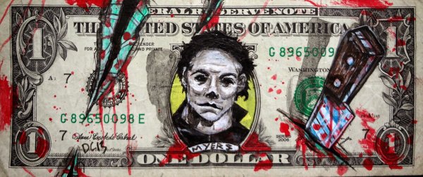 Разрисованный доллар
