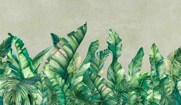 Аффреско пальмовые листья