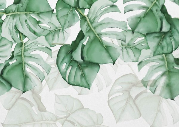 Фреска тропические листья