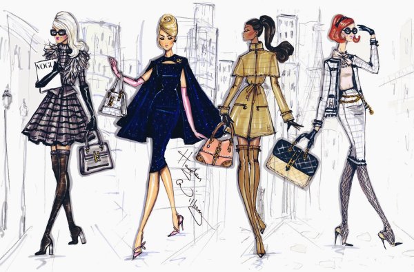 Эскизы одежды