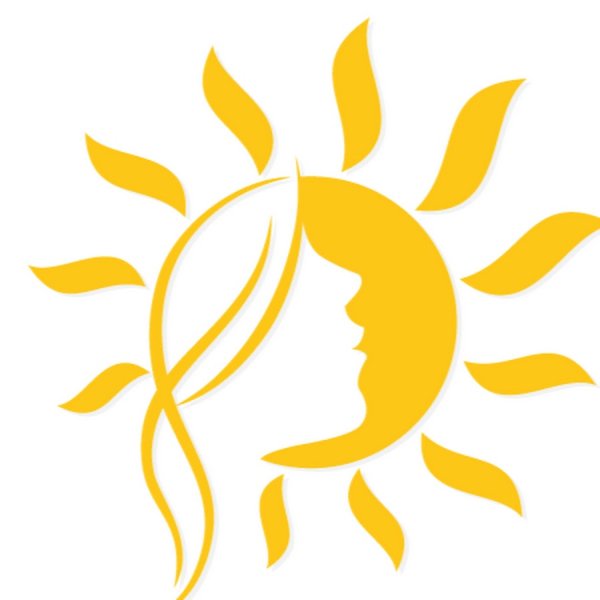 Логотип с изображением солнца