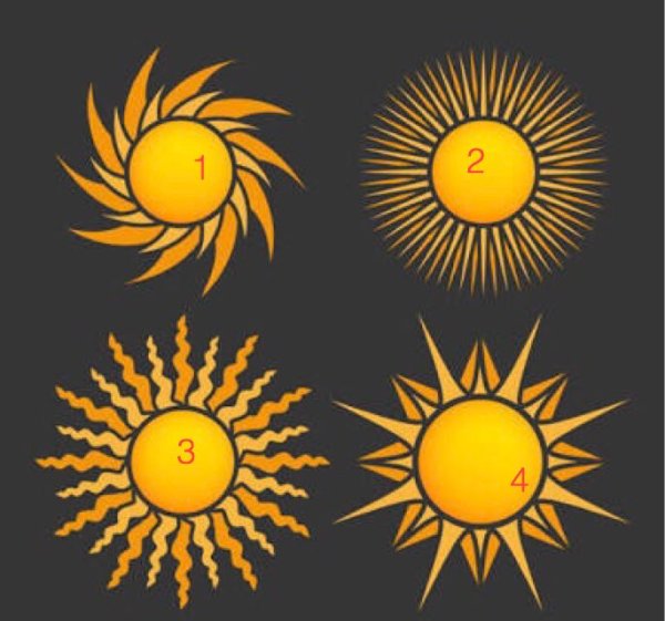 Солнце Векторная Графика