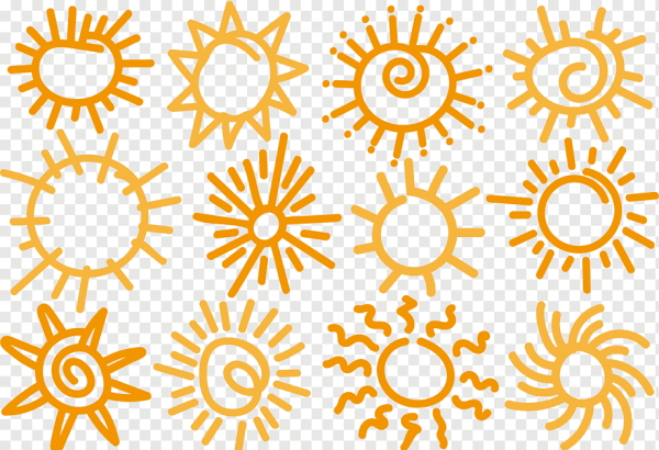 Солнце нарисованное