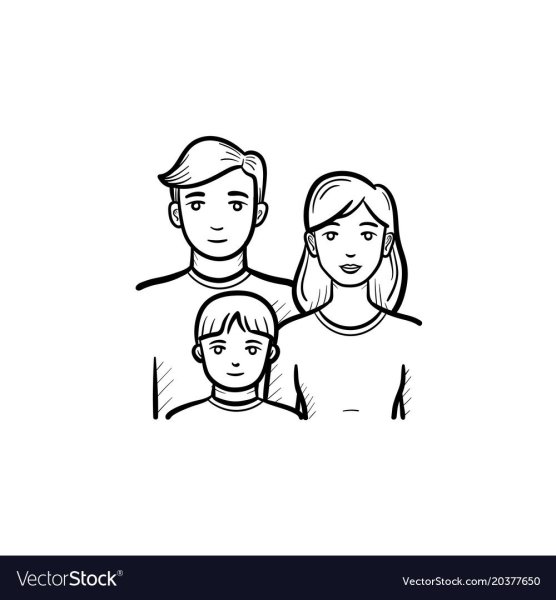 Семья мама папа бабушка