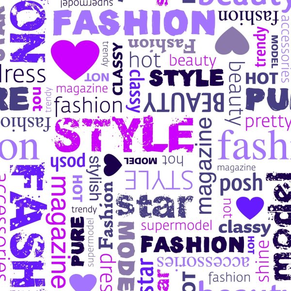 Модные надписи