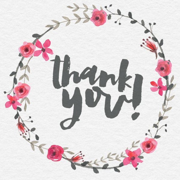 Спасибо леттеринг