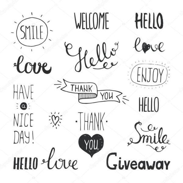 Красивые надписи для срисовки