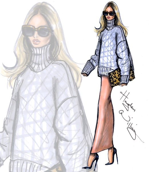 Фэшн эскизы коллекции